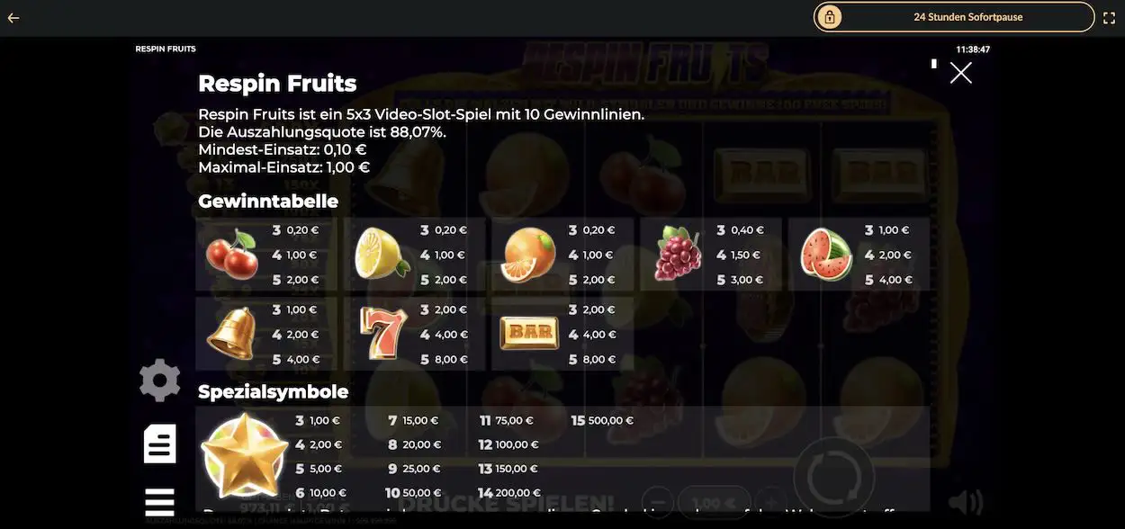 respin-fruits-paytable