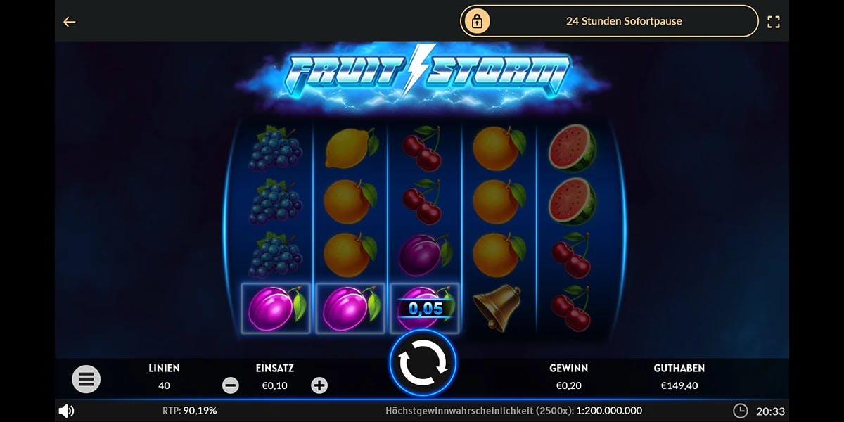Online Slot Fruit Storm