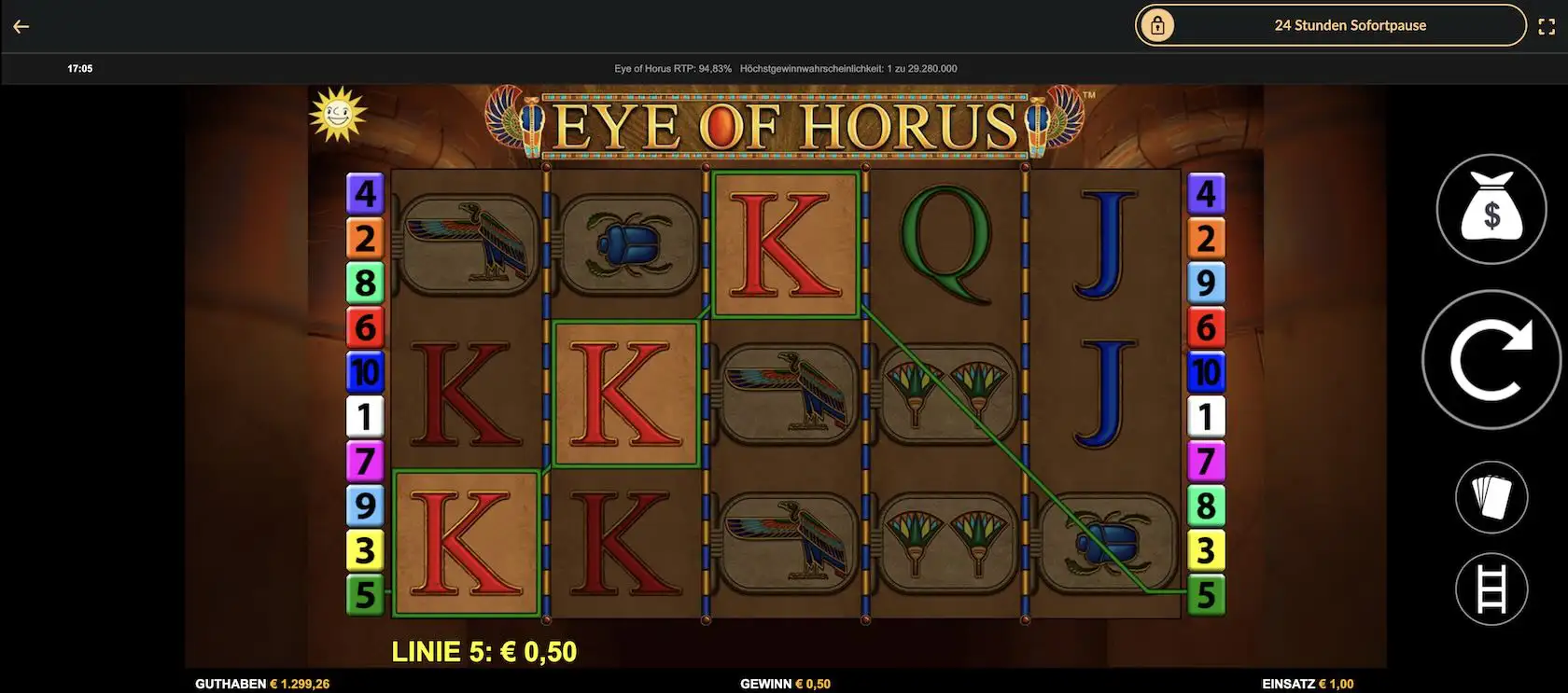eye-of-horus-casino-gewinn