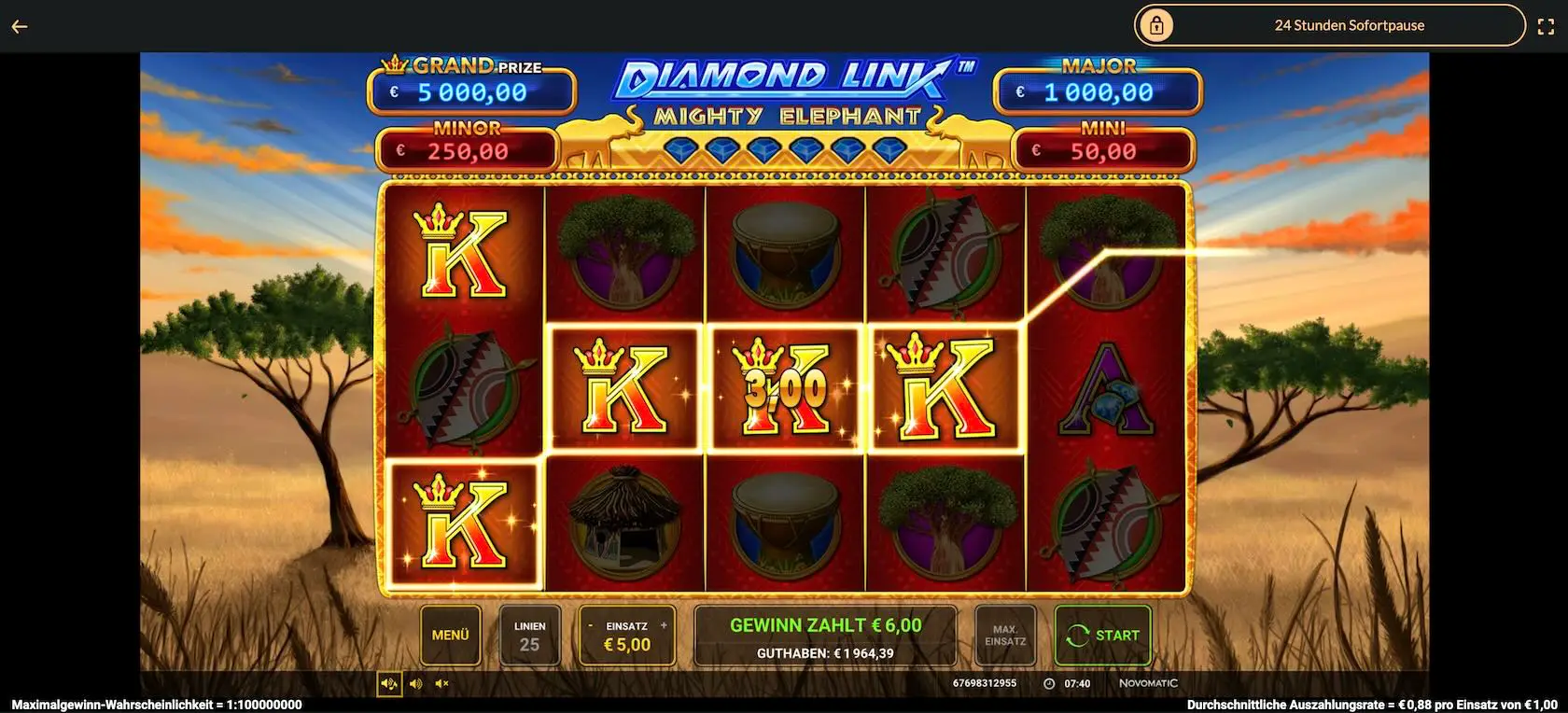 diamond-link-mighty-elephant-echtgeld-gewinn
