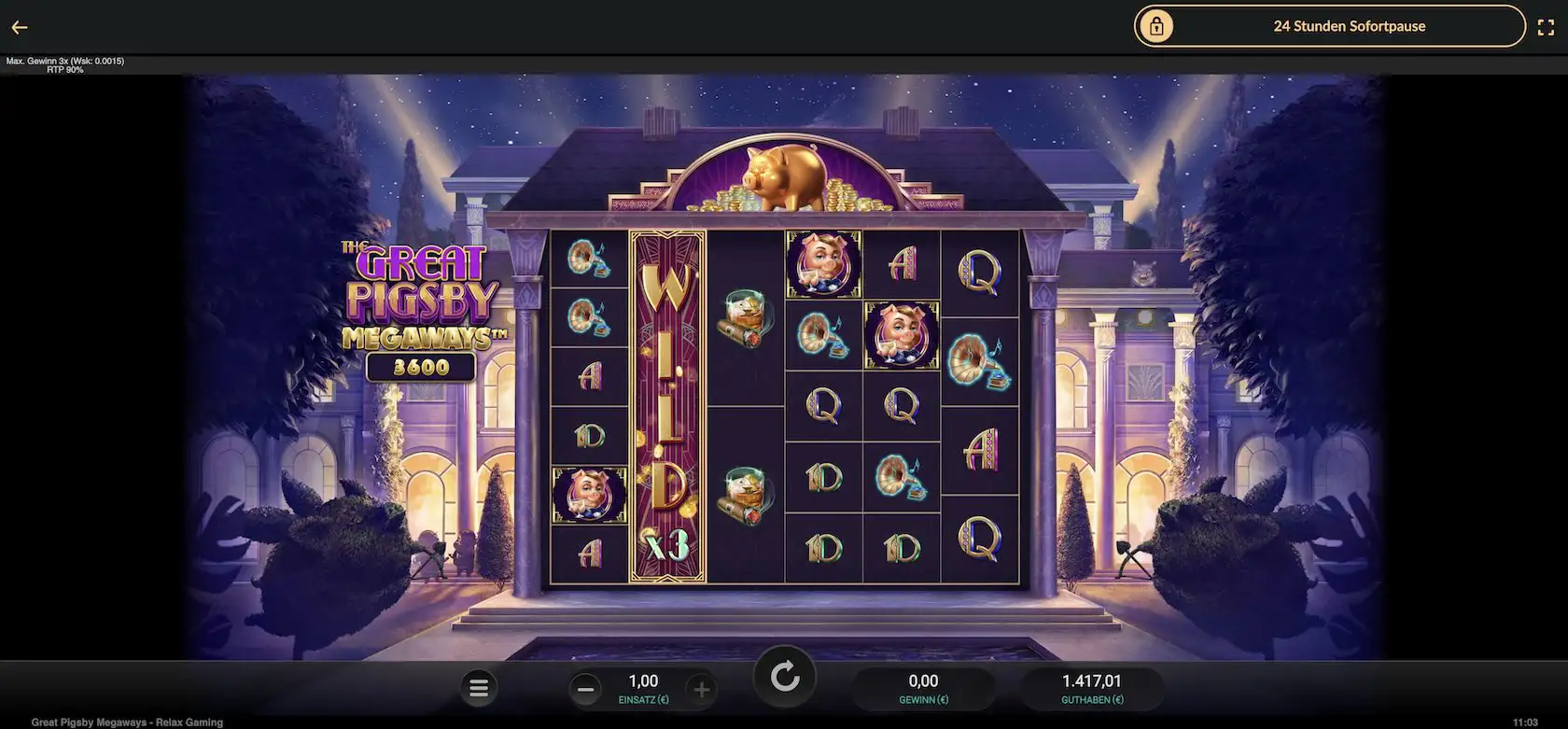 the-great-pigsby-megaways-wild-feature