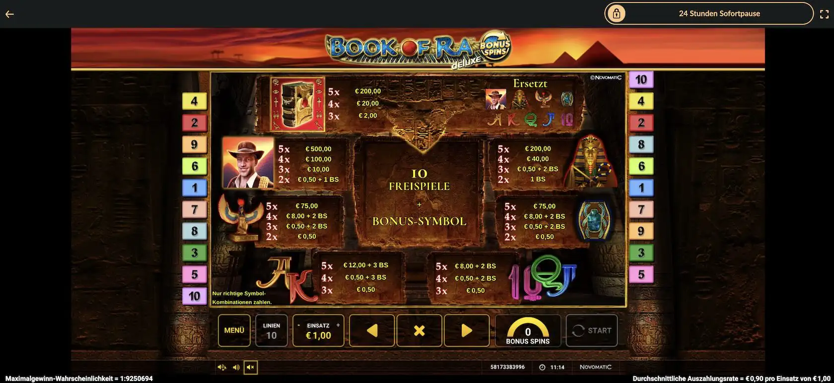 book-of-ra-deluxe-bonus-spins-gewinntabelle