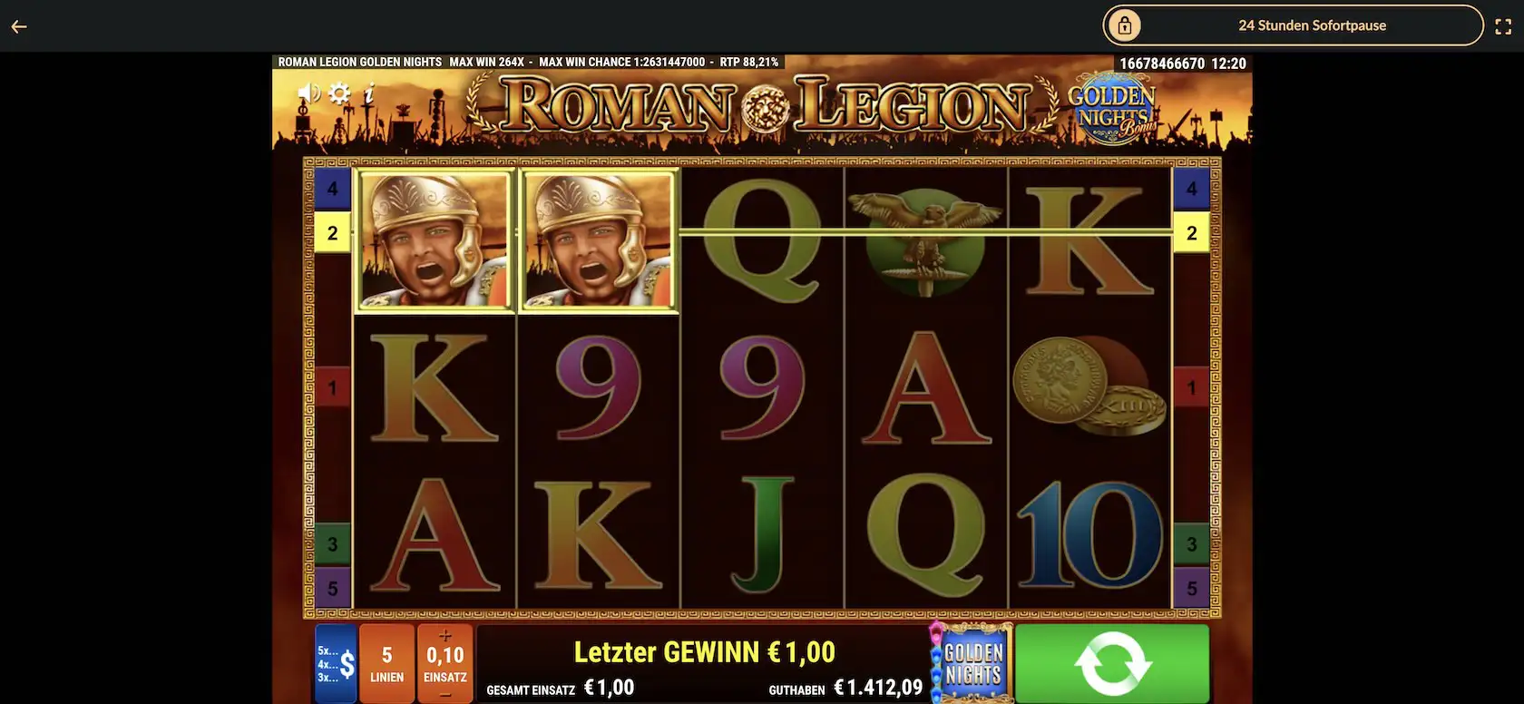 roman-legion-golden-nights-echtgeld-gewinn