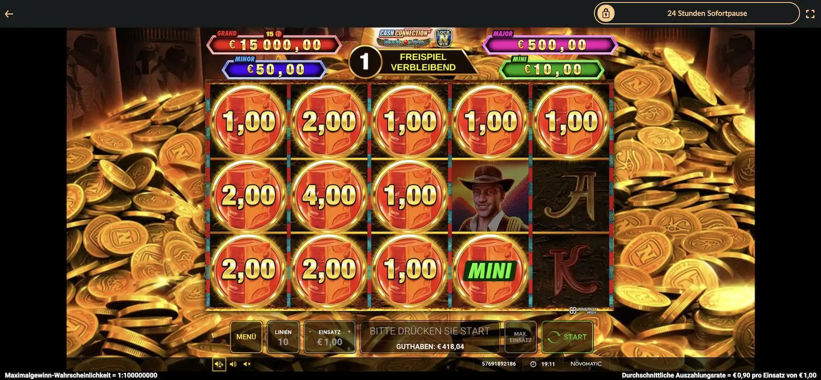 cash-connection-book-of-ra-jackpot-feature