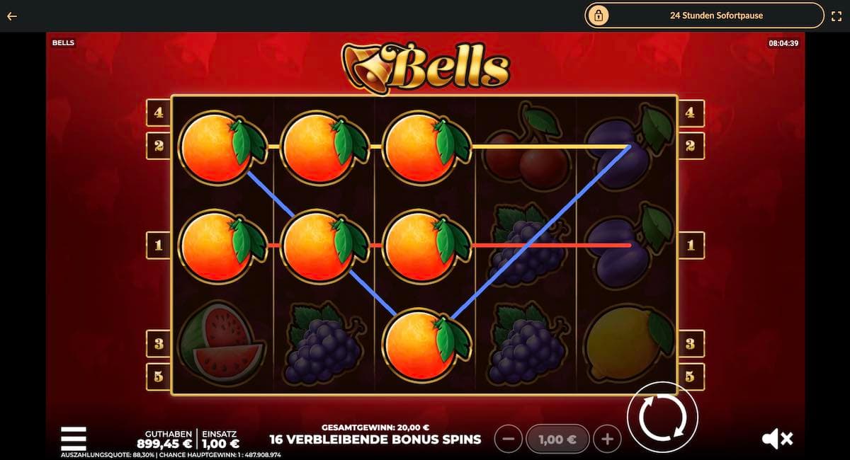 Spielautomat bells tipps gewinn