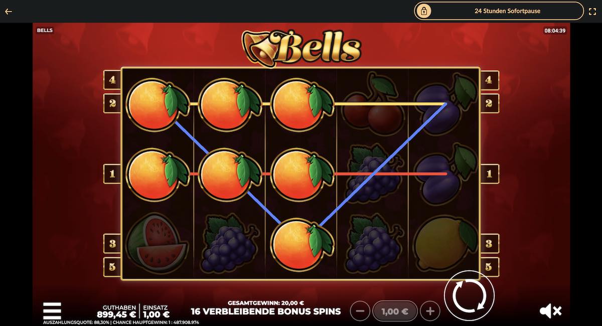 Spielautomat bells tipps gewinn