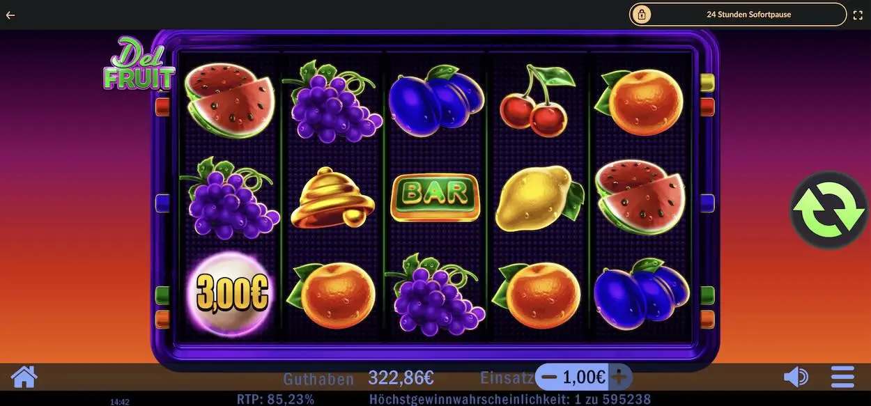 del-fruit-spielautomat
