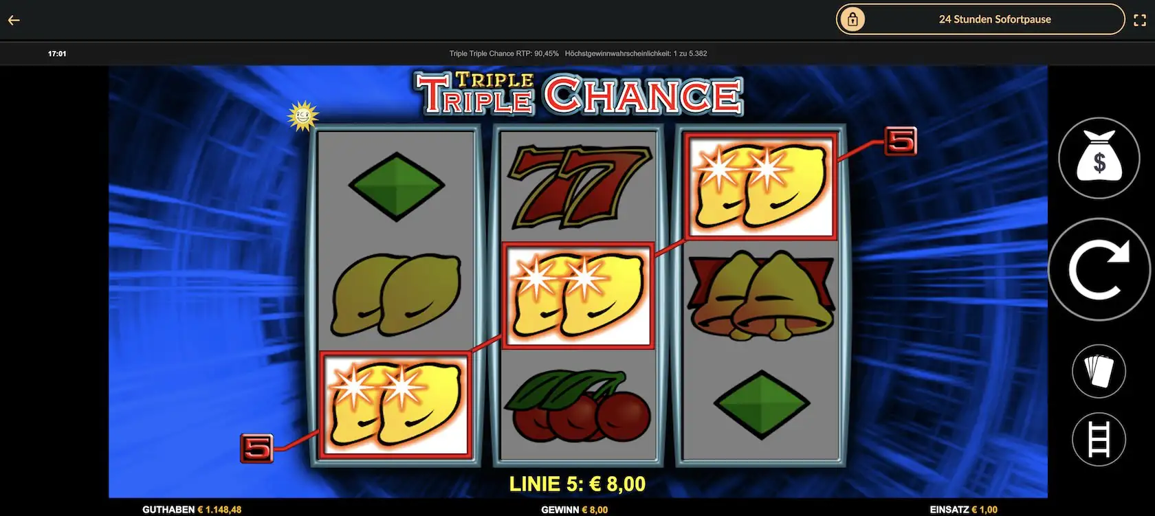 triple-triple-chance-gewinn