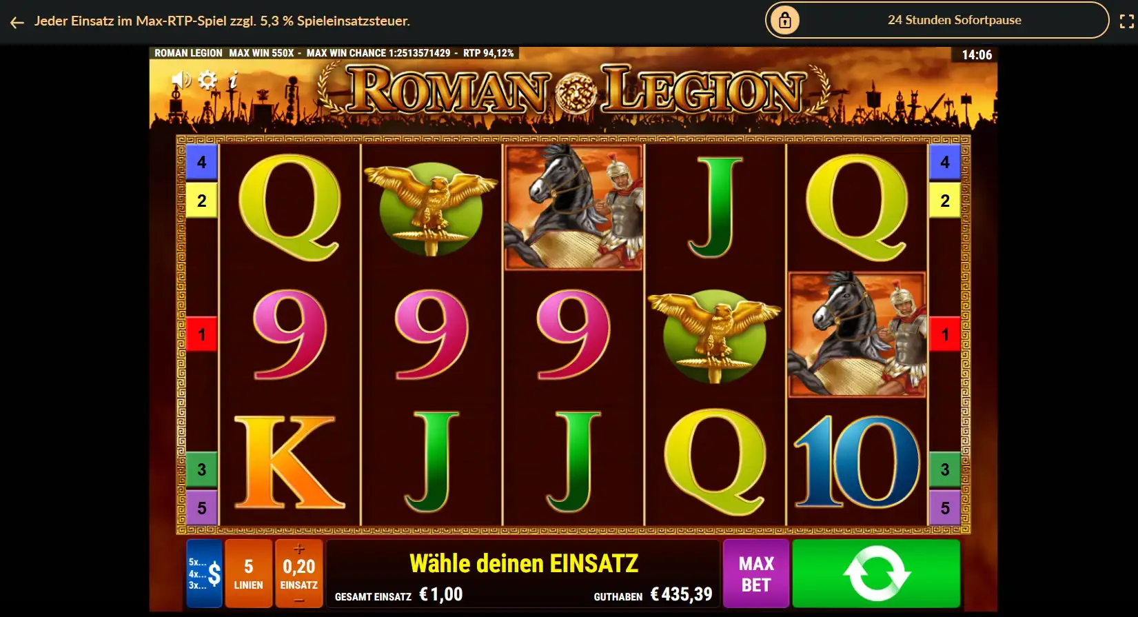 gamomat-casino-roman-legion