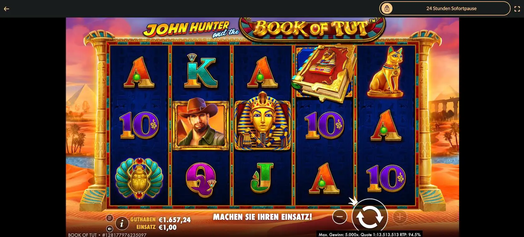john-hunter-and-the-book-of-tut-aegypten-slots