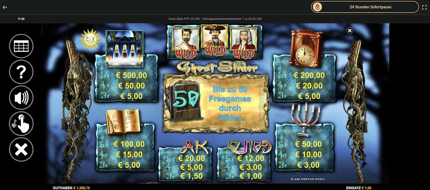 ghost-slider-auszahlungstabelle