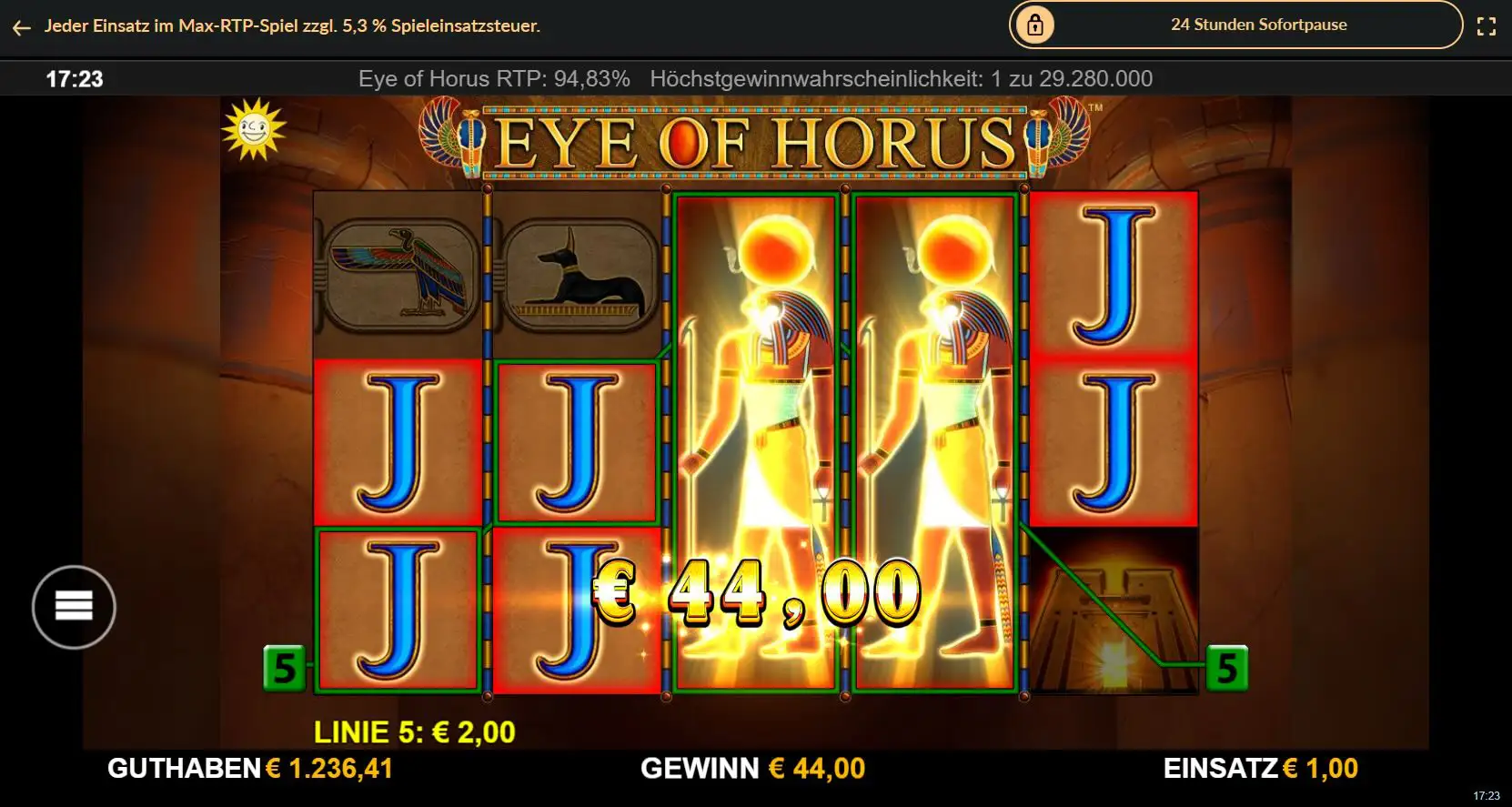 eye-of-horus-casino-gewinn