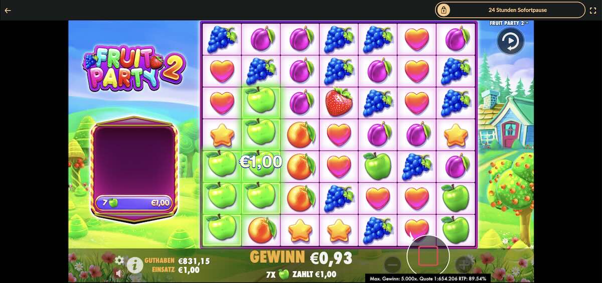fruit-party-2-gewinn