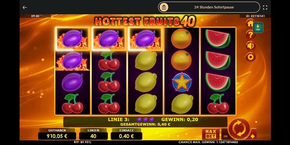 Hottest Fruits 40 Slot
