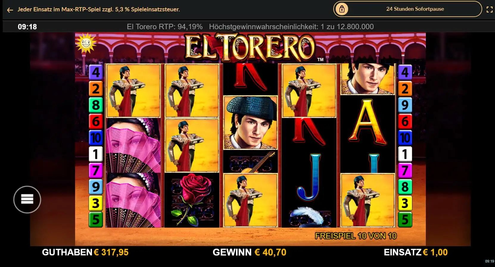 el-torero-freispiele-gewinn