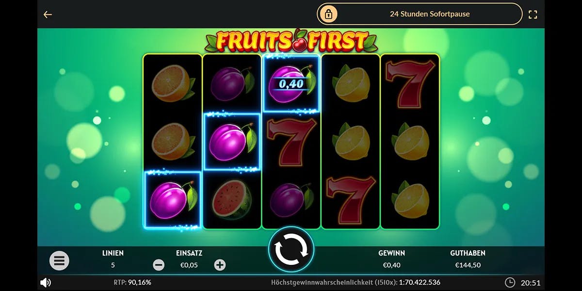 Online Slot Fruits First