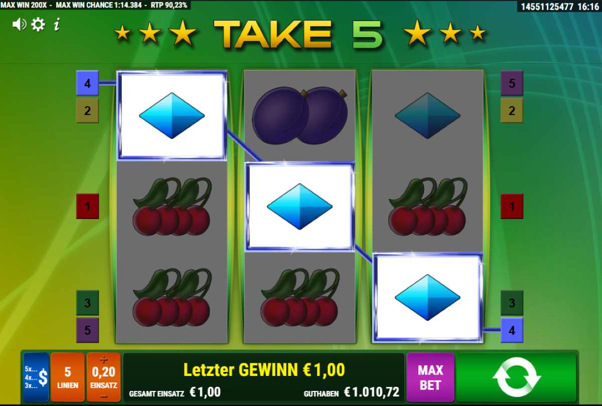 Take-5-Gewinn