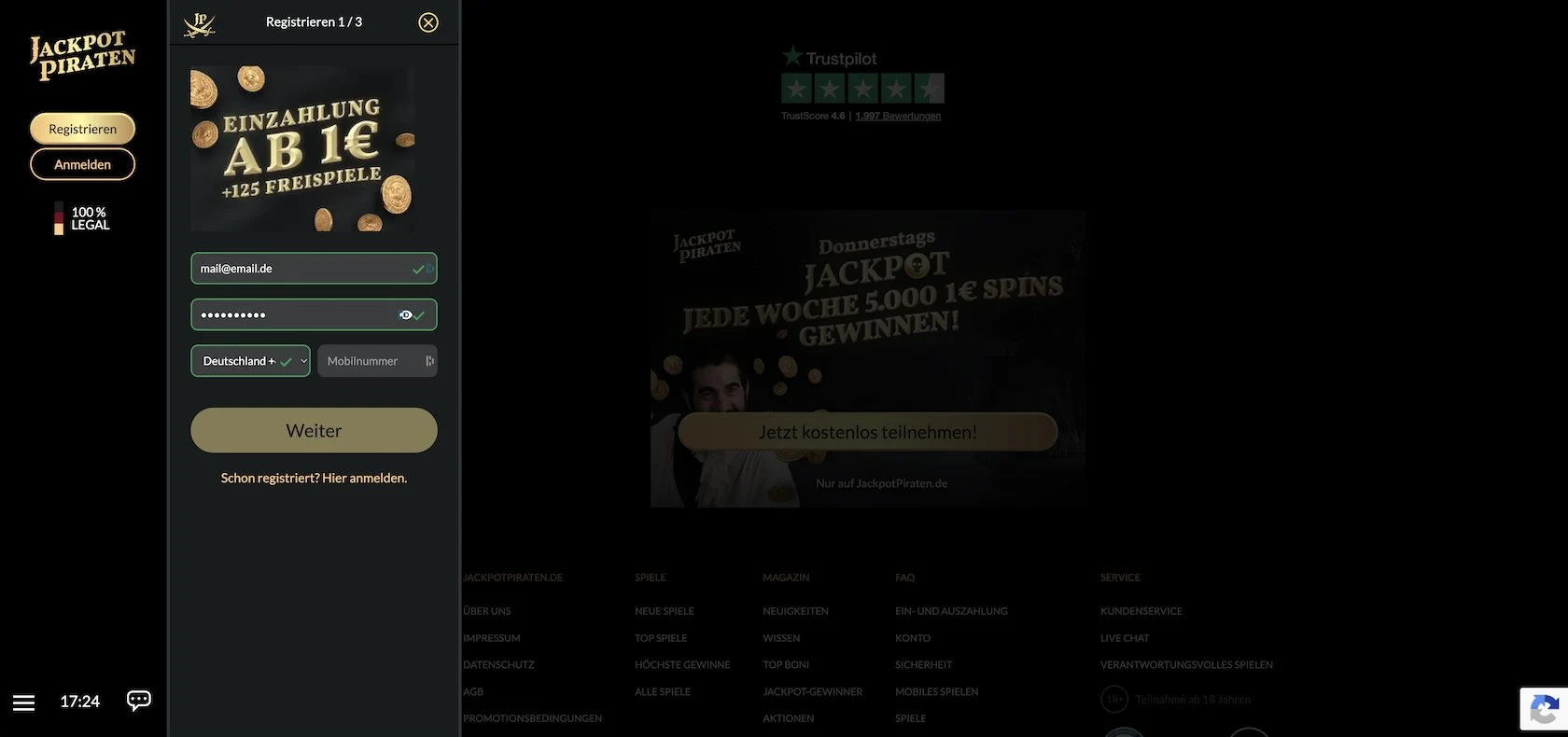 jackpotpiraten-online-casino-registrierung