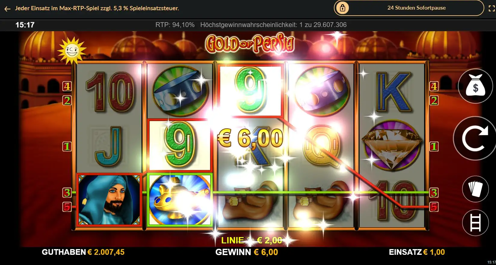 gold-of-persia-gewinn