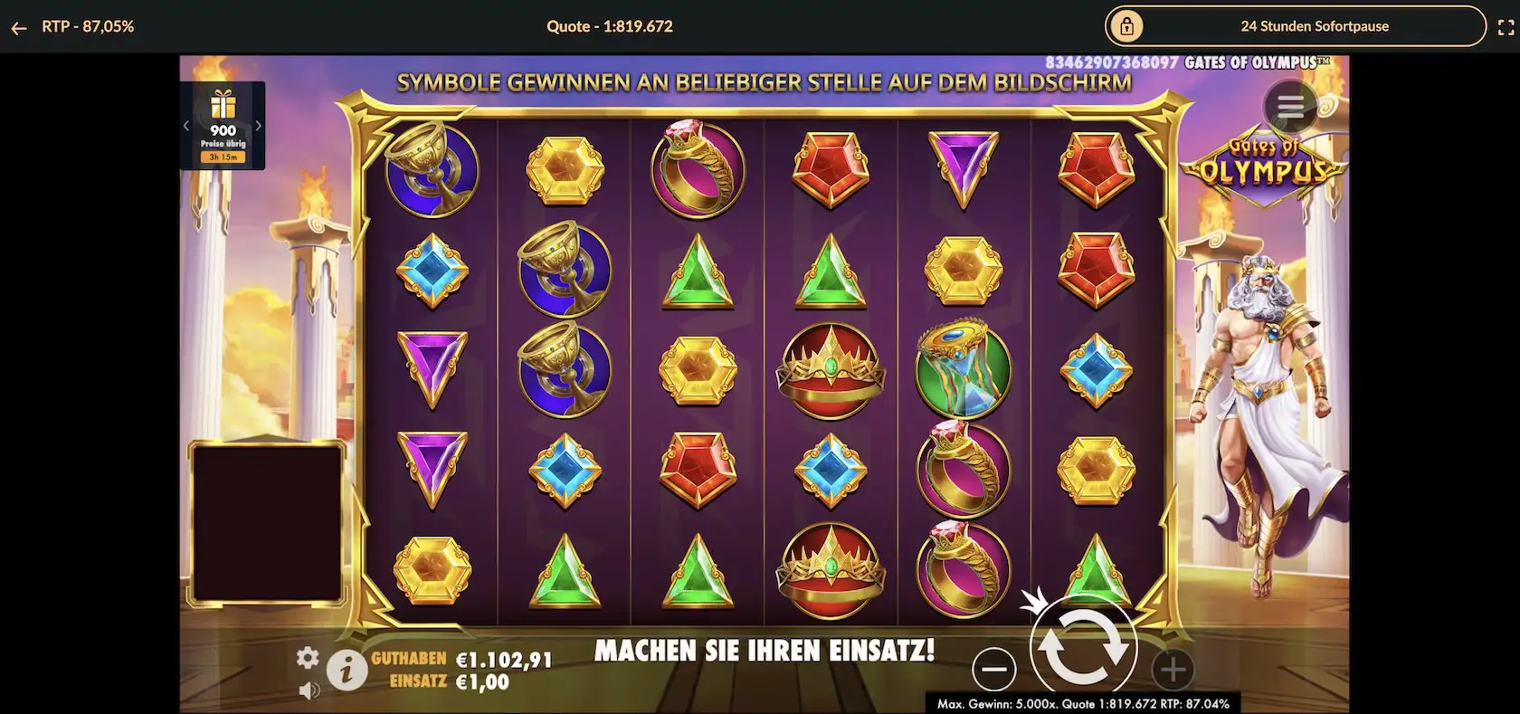 spielautomaten-mit-hoher-volatilitaet-gates-of-olympus